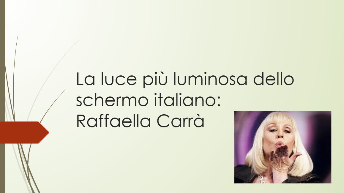 Omaggio a Raffaella Carrà come Percorso conclusivo del Primo Ciclo